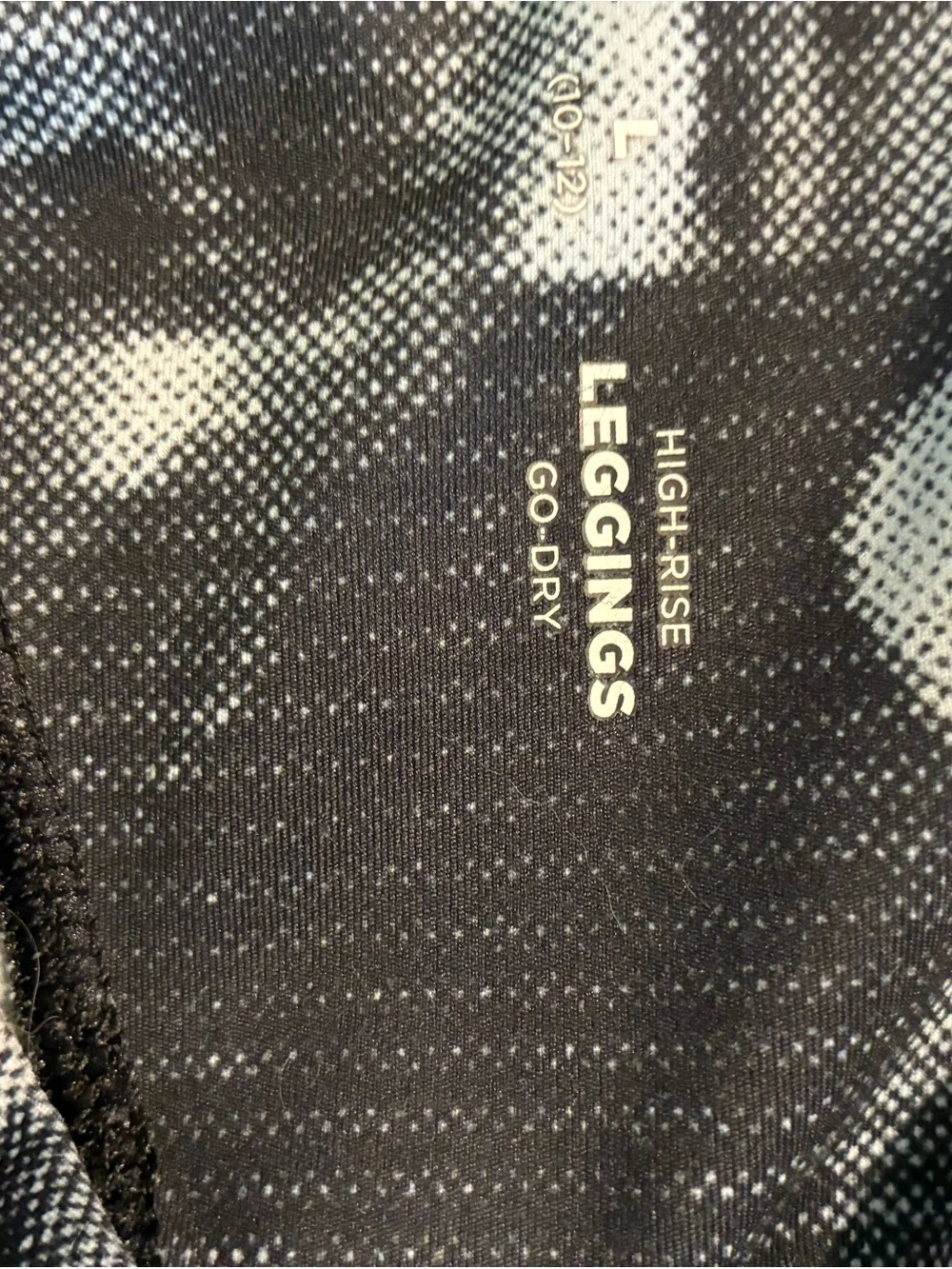Girls Old Navy Black And Gray Leggings Size L  Large (10 / 12)